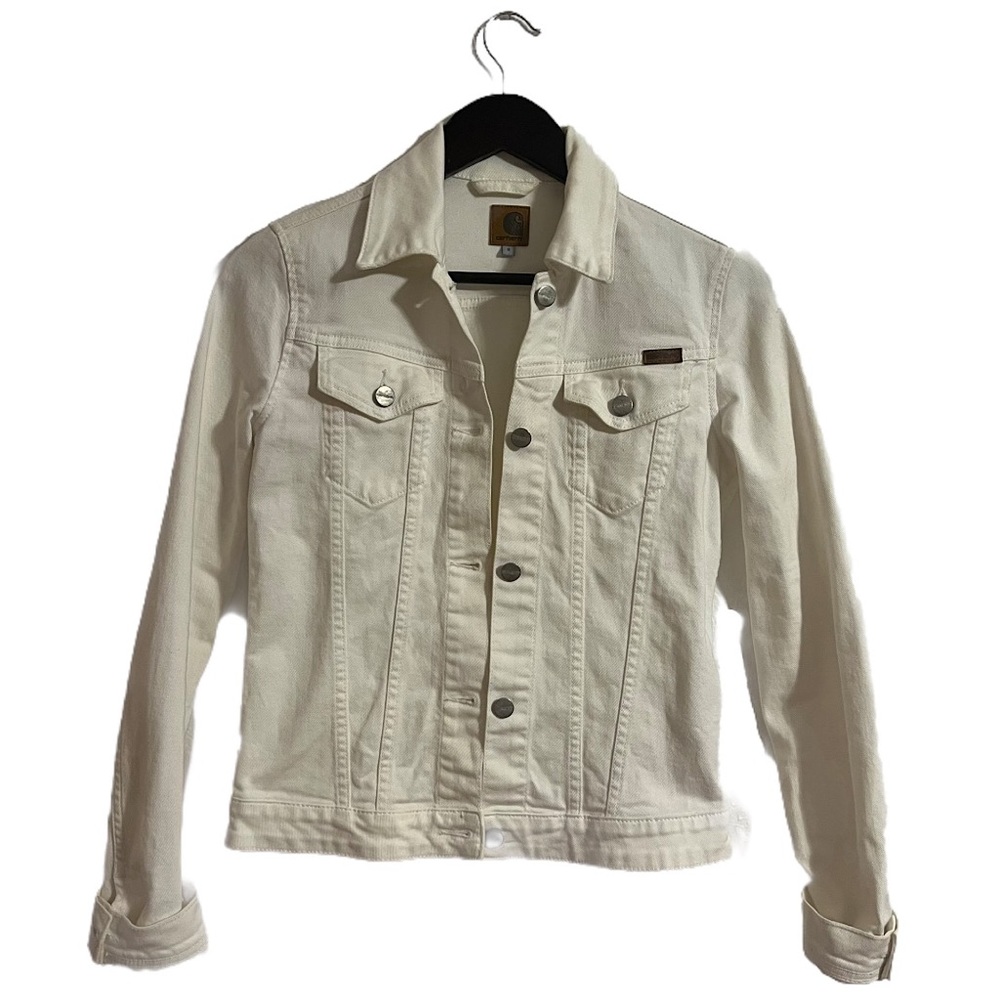 Carhartt White Denim Jacket